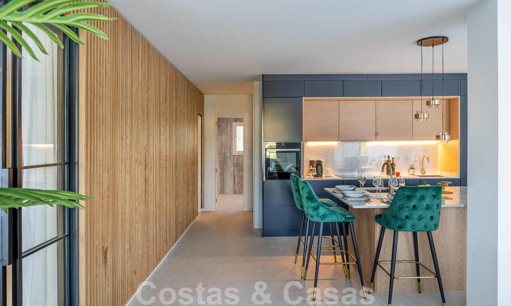 Tastefully renovated apartment for sale with spacious terrace, sea and mountain views in La Quinta golf resort, Benahavis - Marbella 34840
