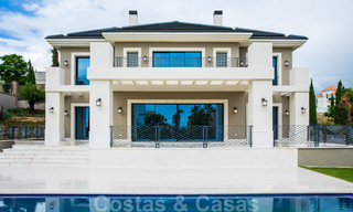 New villa for sale in a contemporary classic style with sea views in a five star golf resort in Marbella - Benahavis 34883 