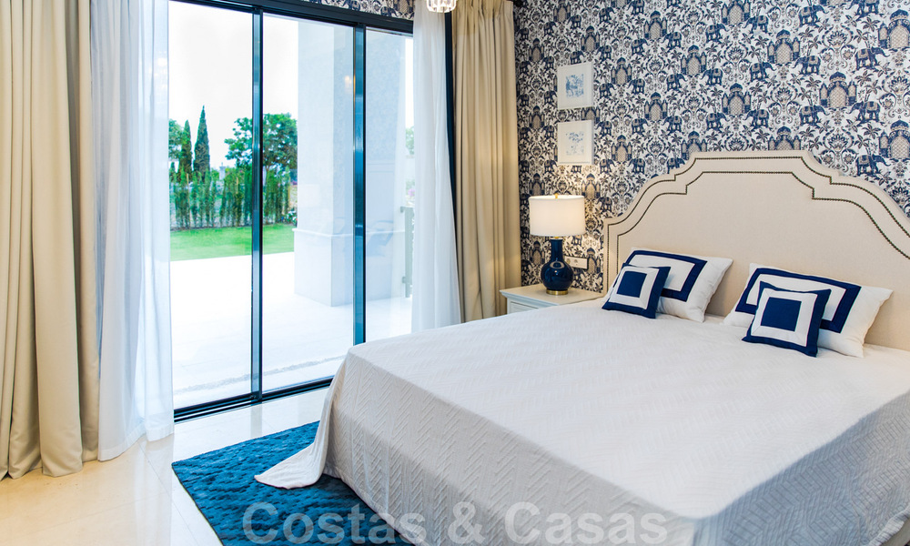 New villa for sale in a contemporary classic style with sea views in a five star golf resort in Marbella - Benahavis 34914