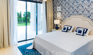 New villa for sale in a contemporary classic style with sea views in a five star golf resort in Marbella - Benahavis 34914 