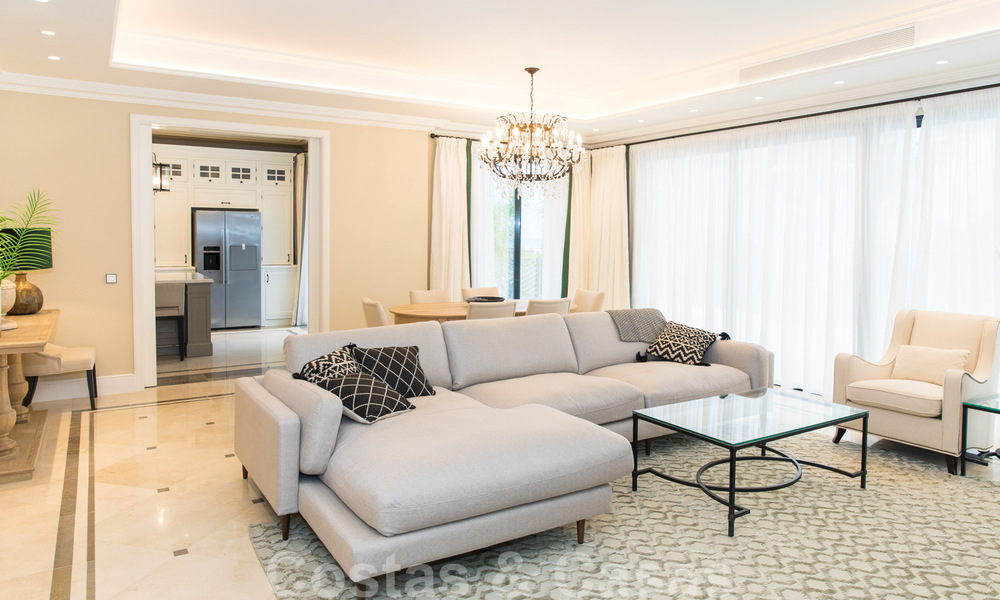 New villa for sale in a contemporary classic style with sea views in a five star golf resort in Marbella - Benahavis 34917