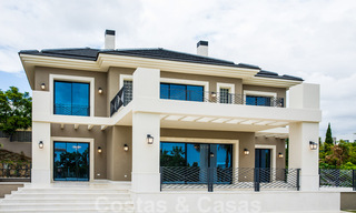 New villa for sale in a contemporary classic style with sea views in a five star golf resort in Marbella - Benahavis 34925 