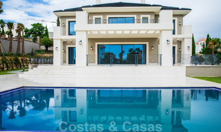 New villa for sale in a contemporary classic style with sea views in a five star golf resort in Marbella - Benahavis 34928