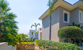 Luxury villa for sale in a contemporary classic style with sea views in a five star golf resort in Marbella - Benahavis 775509 