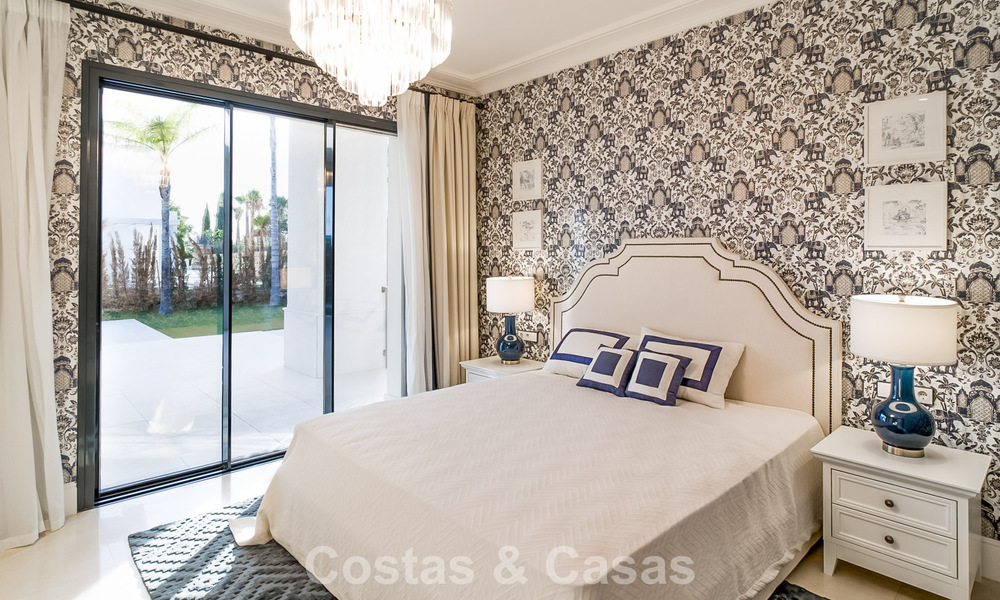 Luxury villa for sale in a contemporary classic style with sea views in a five star golf resort in Marbella - Benahavis 775510