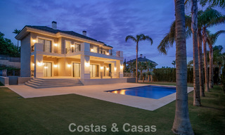 Luxury villa for sale in a contemporary classic style with sea views in a five star golf resort in Marbella - Benahavis 775512 
