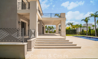 Luxury villa for sale in a contemporary classic style with sea views in a five star golf resort in Marbella - Benahavis 775518 