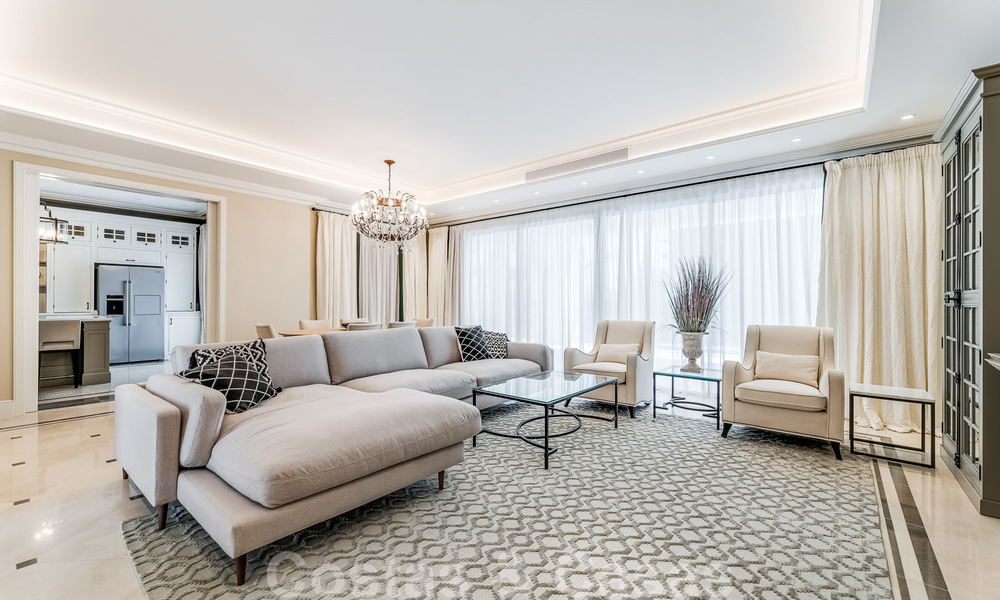 Newly built villa for sale in a contemporary classic style with sea views in a five star golf resort in Marbella - Benahavis 34948