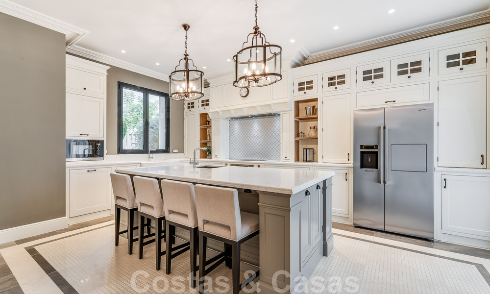 Newly built villa for sale in a contemporary classic style with sea views in a five star golf resort in Marbella - Benahavis 34949