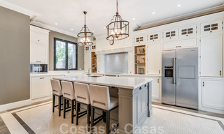 Newly built villa for sale in a contemporary classic style with sea views in a five star golf resort in Marbella - Benahavis 34949 