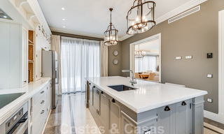 Newly built villa for sale in a contemporary classic style with sea views in a five star golf resort in Marbella - Benahavis 34950 