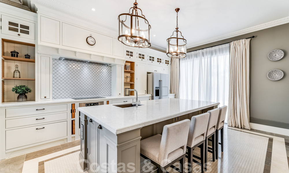 Newly built villa for sale in a contemporary classic style with sea views in a five star golf resort in Marbella - Benahavis 34951