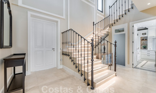 Newly built villa for sale in a contemporary classic style with sea views in a five star golf resort in Marbella - Benahavis 34953 