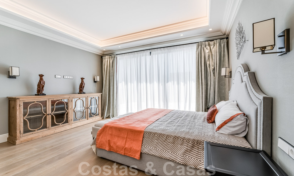 Newly built villa for sale in a contemporary classic style with sea views in a five star golf resort in Marbella - Benahavis 34955