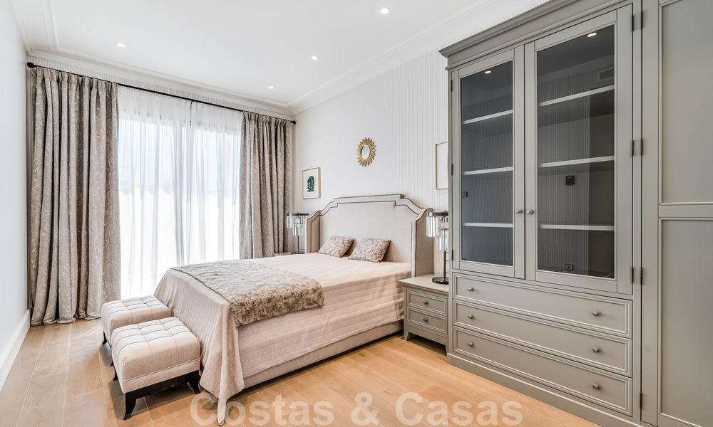 Newly built villa for sale in a contemporary classic style with sea views in a five star golf resort in Marbella - Benahavis 34958