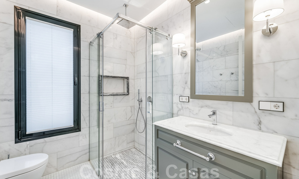 Newly built villa for sale in a contemporary classic style with sea views in a five star golf resort in Marbella - Benahavis 34959