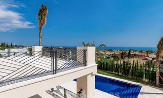 Newly built villa for sale in a contemporary classic style with sea views in a five star golf resort in Marbella - Benahavis 34967 