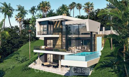 Modern new build luxury villa for sale right on the golf course near Estepona center 35049