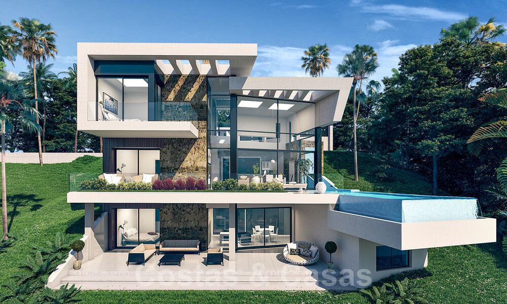 Modern new build luxury villa for sale right on the golf course near Estepona center 35050