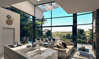 Modern new build luxury villa for sale right on the golf course near Estepona center 35053 