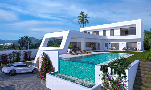Modern designer villa for sale a short walk from the beach and beach clubs and within walking distance of the promenade and center of San Pedro, Marbella 36217