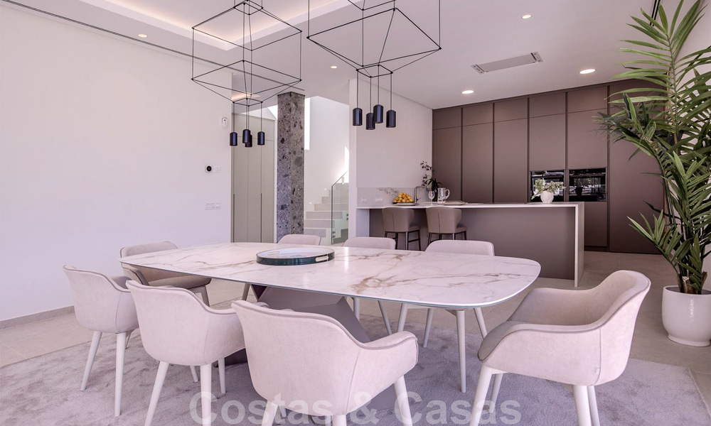 Modern designer villa for sale a short walk from the beach and beach clubs and within walking distance of the promenade and center of San Pedro, Marbella 38010