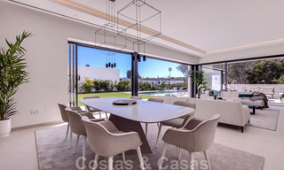Modern designer villa for sale a short walk from the beach and beach clubs and within walking distance of the promenade and center of San Pedro, Marbella 38014 