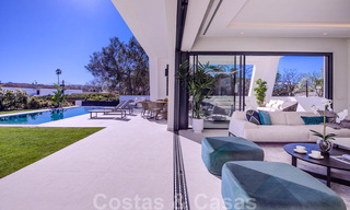 Modern designer villa for sale a short walk from the beach and beach clubs and within walking distance of the promenade and center of San Pedro, Marbella 38042 