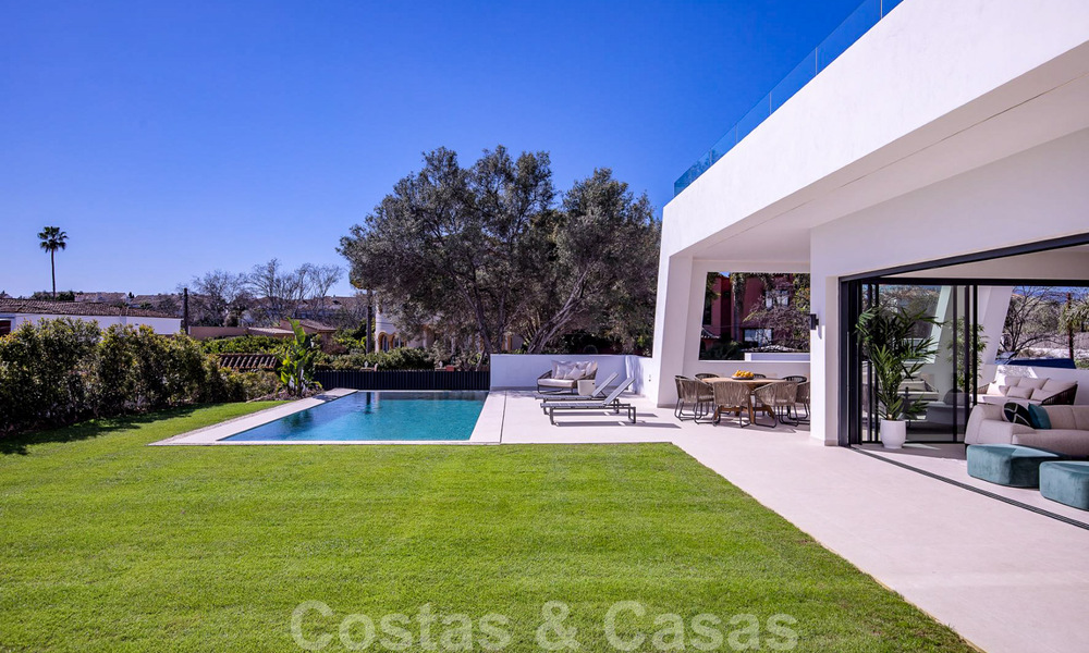 Modern designer villa for sale a short walk from the beach and beach clubs and within walking distance of the promenade and center of San Pedro, Marbella 38043