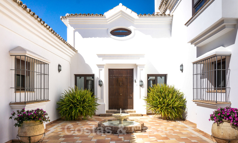 Mediterranean luxury villa for sale in the exclusive Marbella Club Golf Resort in Benahavis on the Costa del Sol 35067