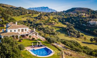 Mediterranean luxury villa for sale in the exclusive Marbella Club Golf Resort in Benahavis on the Costa del Sol 35076 
