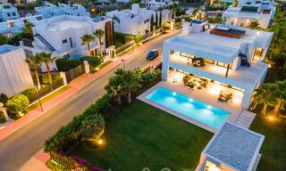 Ready to move in modern luxury villa for sale in a gated residential area in Nueva Andalucia, Marbella 35151 