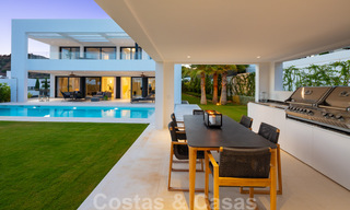 Ready to move in modern luxury villa for sale in a gated residential area in Nueva Andalucia, Marbella 35154 
