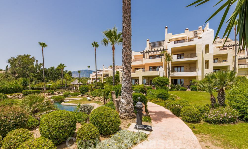 Contemporary renovated frontline beach Penthouse for sale with panoramic sea views on the New Golden Mile between Marbella and Estepona 35321