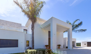 Ready to move in, contemporary modern villa for sale with golf and sea views in a five star golf resort in Marbella - Benahavis 35381 