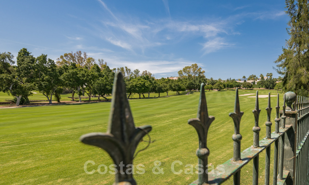 Romantic frontline golf villa for sale in Nueva Andalucia, Marbella with stunning golf course views 35505