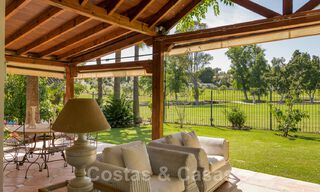 Romantic frontline golf villa for sale in Nueva Andalucia, Marbella with stunning golf course views 35518 