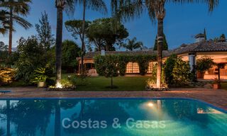 Romantic frontline golf villa for sale in Nueva Andalucia, Marbella with stunning golf course views 35524 
