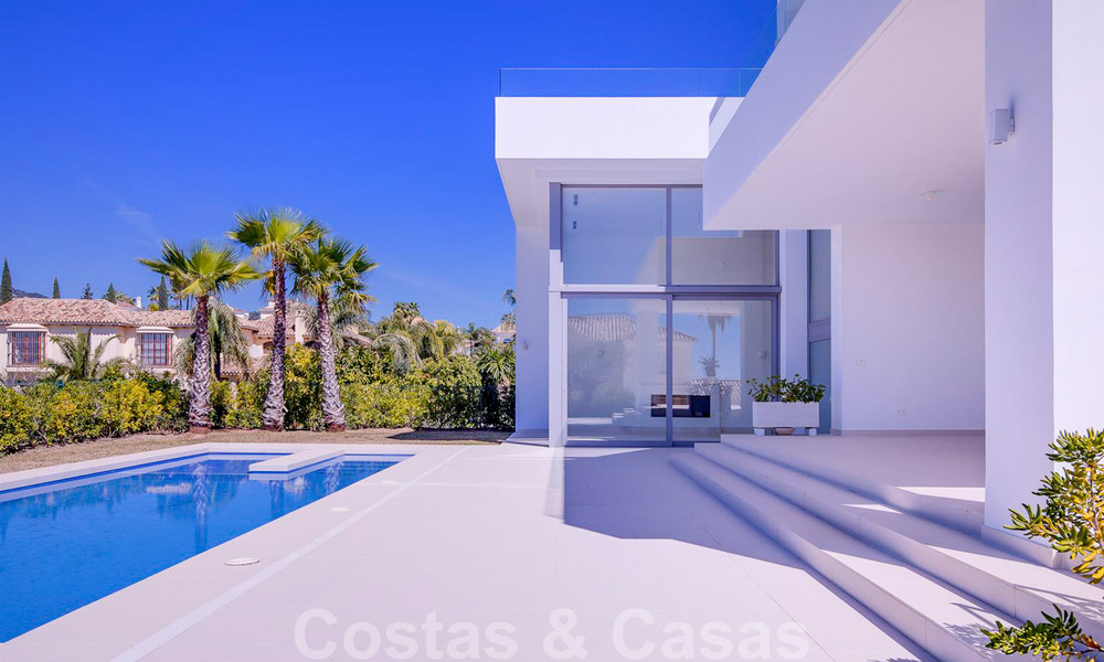 Ready to move in, new modern luxury villa for sale in Marbella - Benahavis in a gated and secure residential area 35639