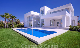 Ready to move in, new modern luxury villa for sale in Marbella - Benahavis in a gated and secure residential area 35640 