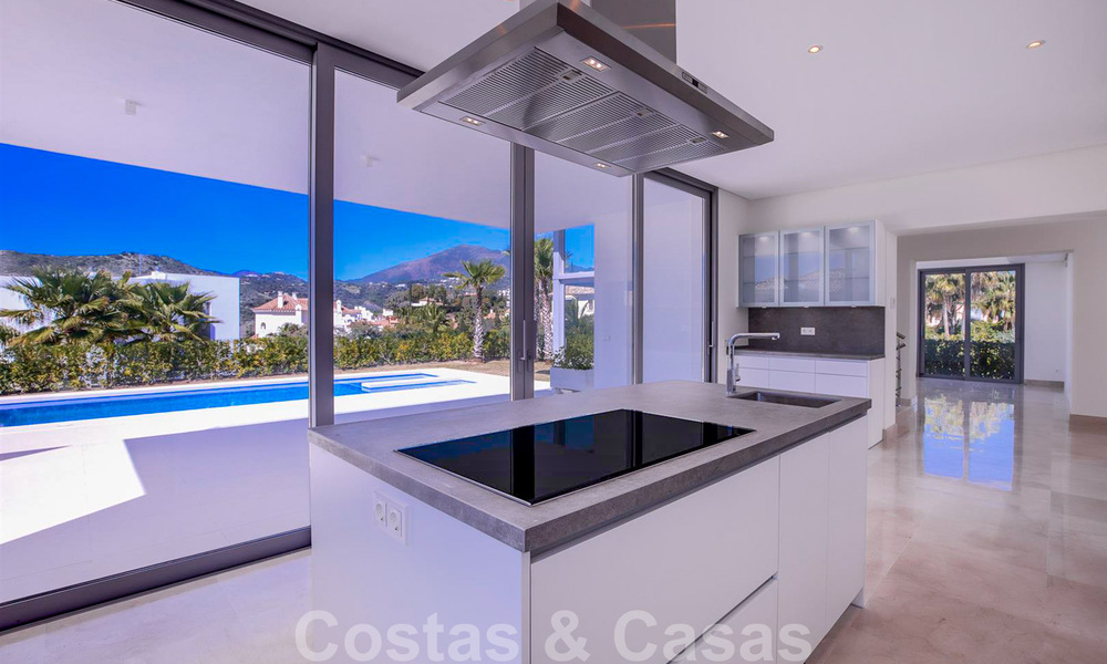 Ready to move in, new modern luxury villa for sale in Marbella - Benahavis in a gated and secure residential area 35641