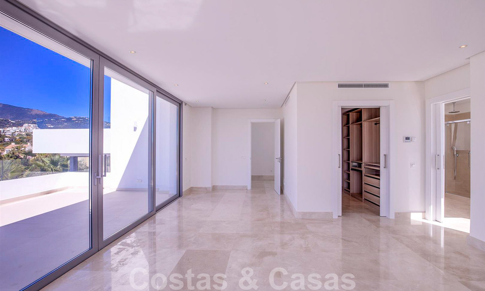 Ready to move in, new modern luxury villa for sale in Marbella - Benahavis in a gated and secure residential area 35645