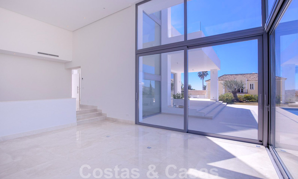 Ready to move in, new modern luxury villa for sale in Marbella - Benahavis in a gated and secure residential area 35655
