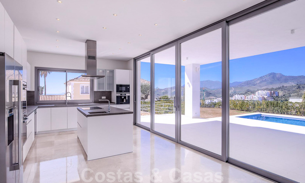 Ready to move in, new modern luxury villa for sale in Marbella - Benahavis in a gated and secure residential area 35657