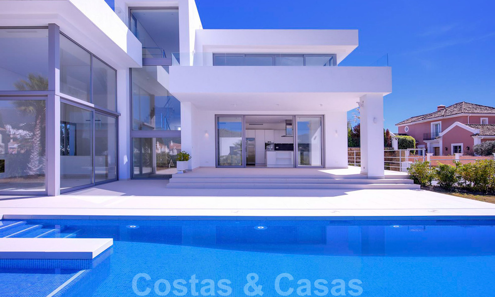 Ready to move in, new modern luxury villa for sale in Marbella - Benahavis in a gated and secure residential area 35660