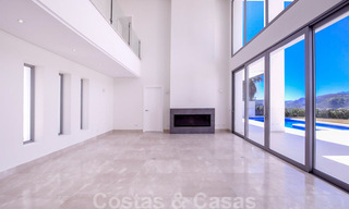 Ready to move in, new modern luxury villa for sale in Marbella - Benahavis in a secure urbanization 35701 