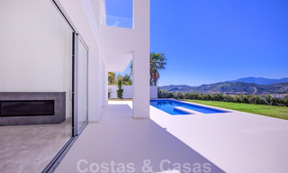 Ready to move in, new modern luxury villa for sale in Marbella - Benahavis in a secure urbanization 35702 