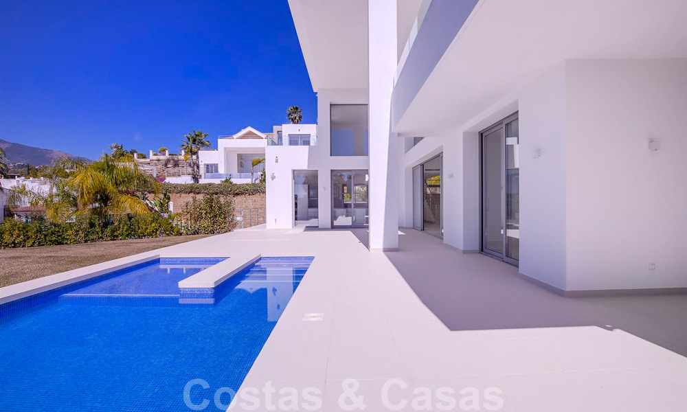 Ready to move in, new modern luxury villa for sale in Marbella - Benahavis in a secure urbanization 35703