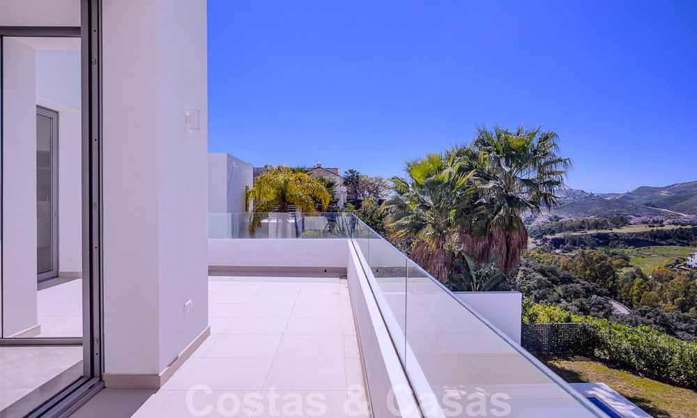 Ready to move in, new modern luxury villa for sale in Marbella - Benahavis in a secure urbanization 35711