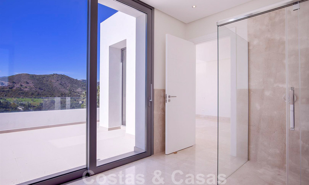 Ready to move in, new modern luxury villa for sale in Marbella - Benahavis in a secure urbanization 35713